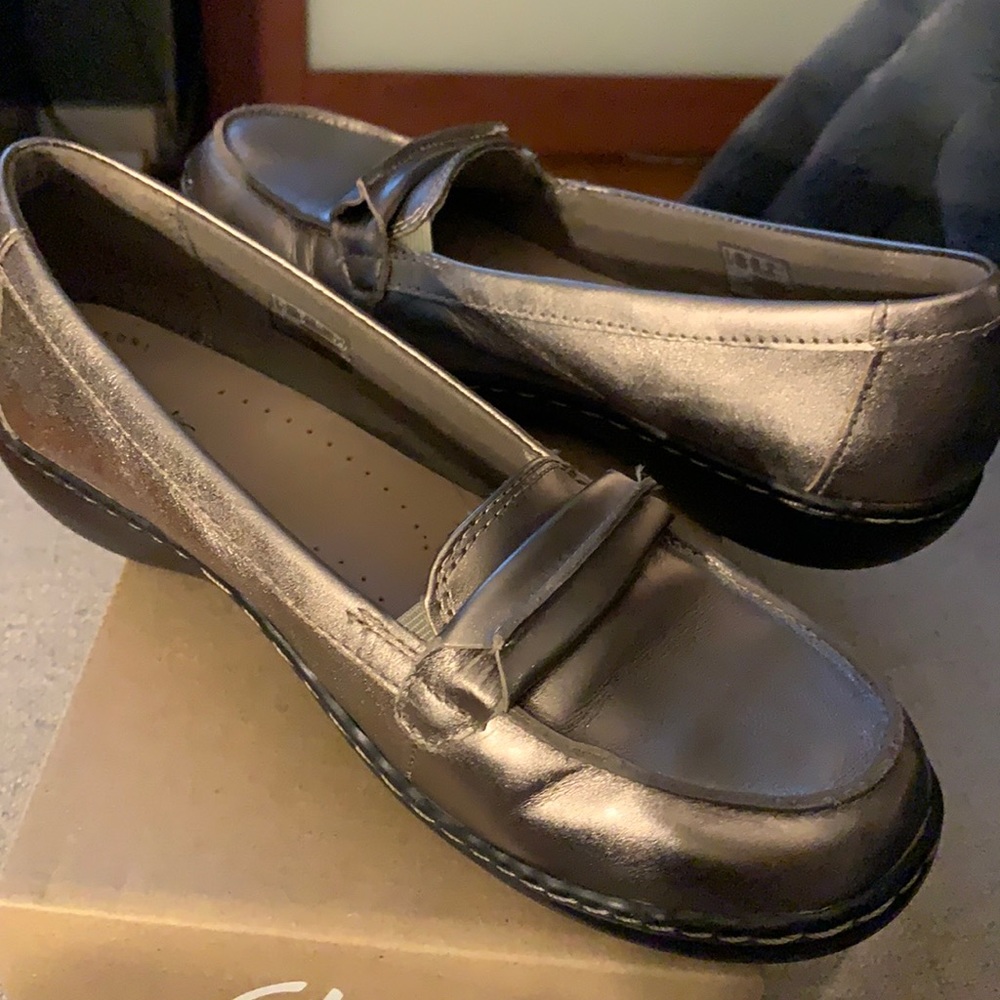 Clarks Collection Pewter loafers